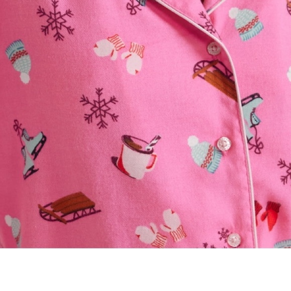 SAL & PIMENTA -  Christmas Pets Frill Collar Pyjamas - Pink main image 0